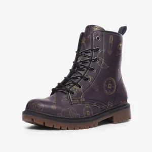Witch Eye Vegan Leather Unisex Boots