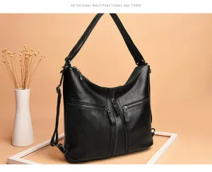 Women Soft Leather Travel Shoulder Bag