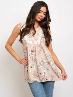WOMEN'S FLORAL TANK TOP