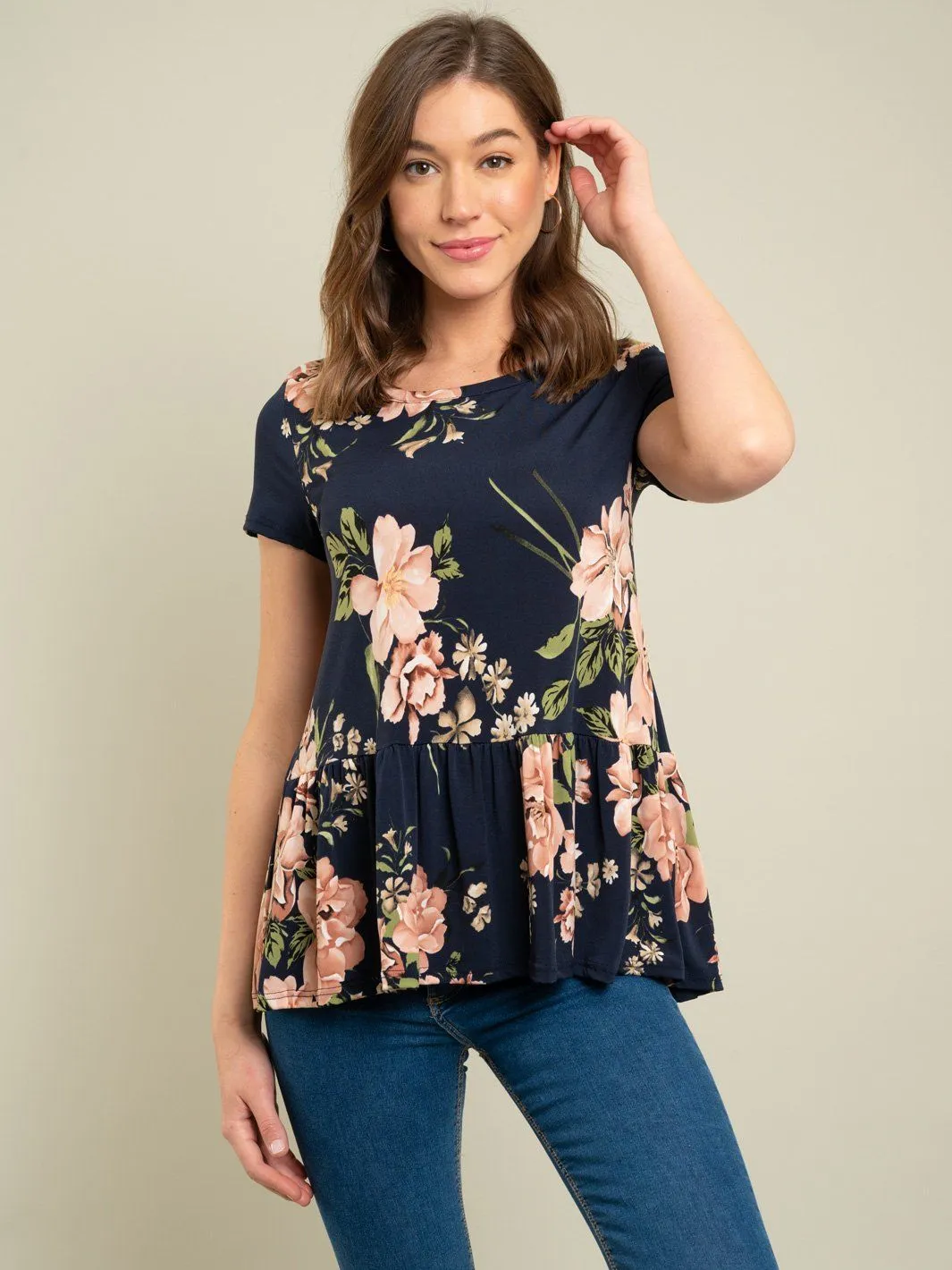 WOMEN'S FLORAL TOP