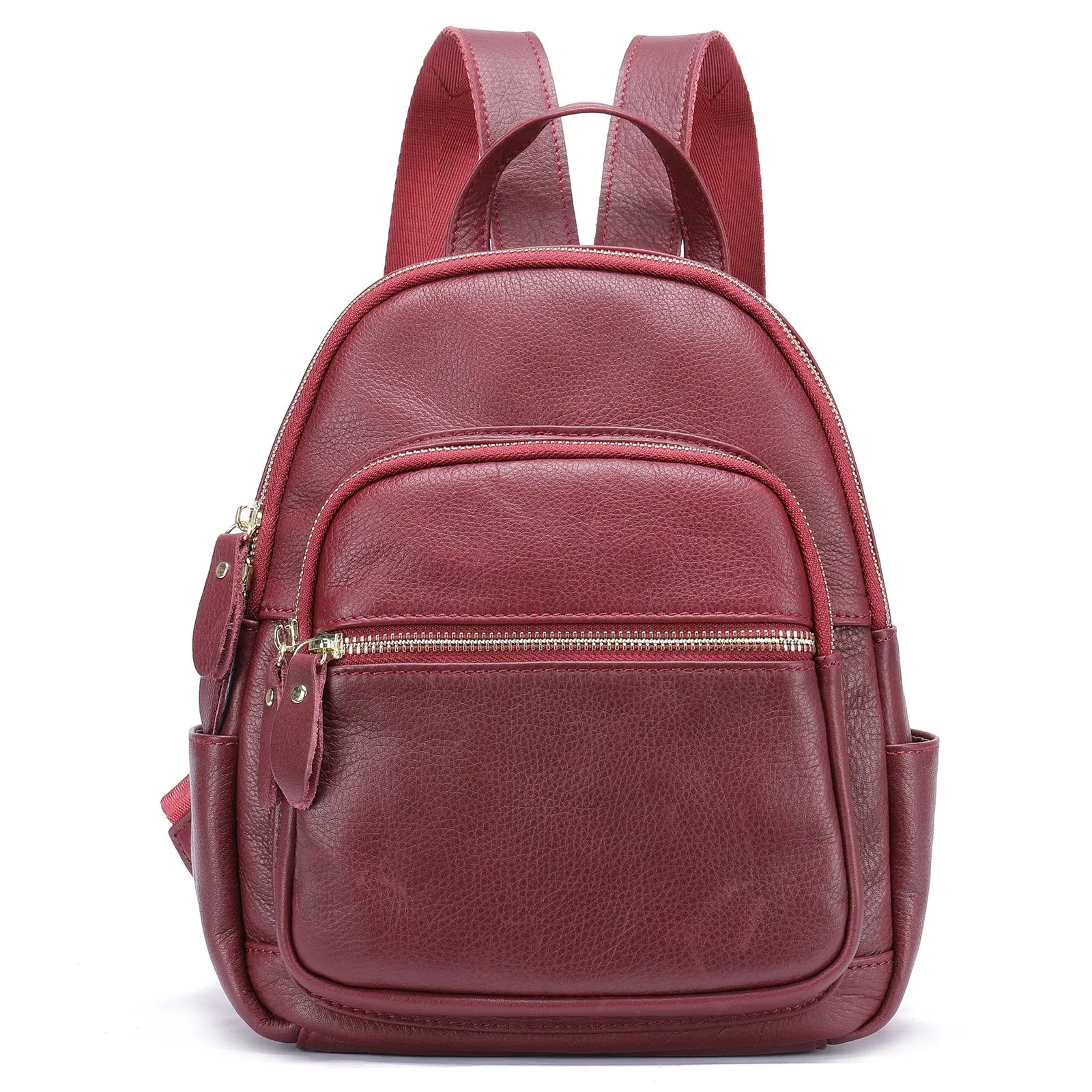 Women's Genuine Leather Fashion First Layer Cowhide Backpacks