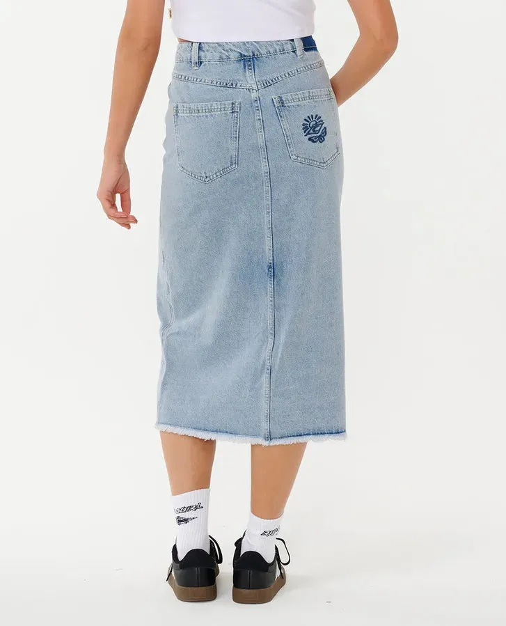 Women's The Search Denim Midi Skirt