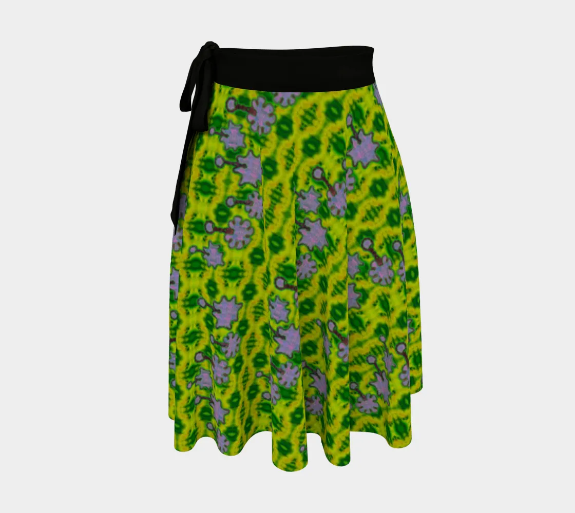 Wrap Skirt (Her/Muliebris)(Grail Night Flower Purple Logo) RJSTH@Fabric#5 RJSTHW2024 RJS