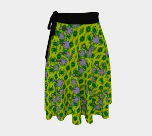 Wrap Skirt (Her/Muliebris)(Grail Night Flower Purple Logo) RJSTH@Fabric#5 RJSTHW2024 RJS