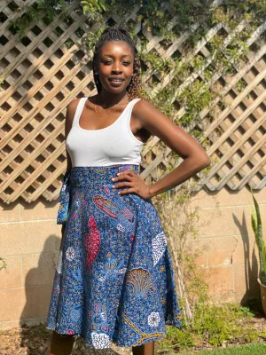 Wrap Skirt Mid-Length "Ada"