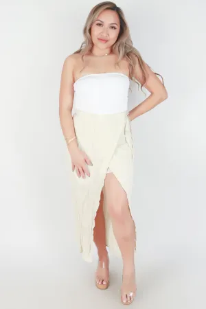 WRAP TIE SKIRT