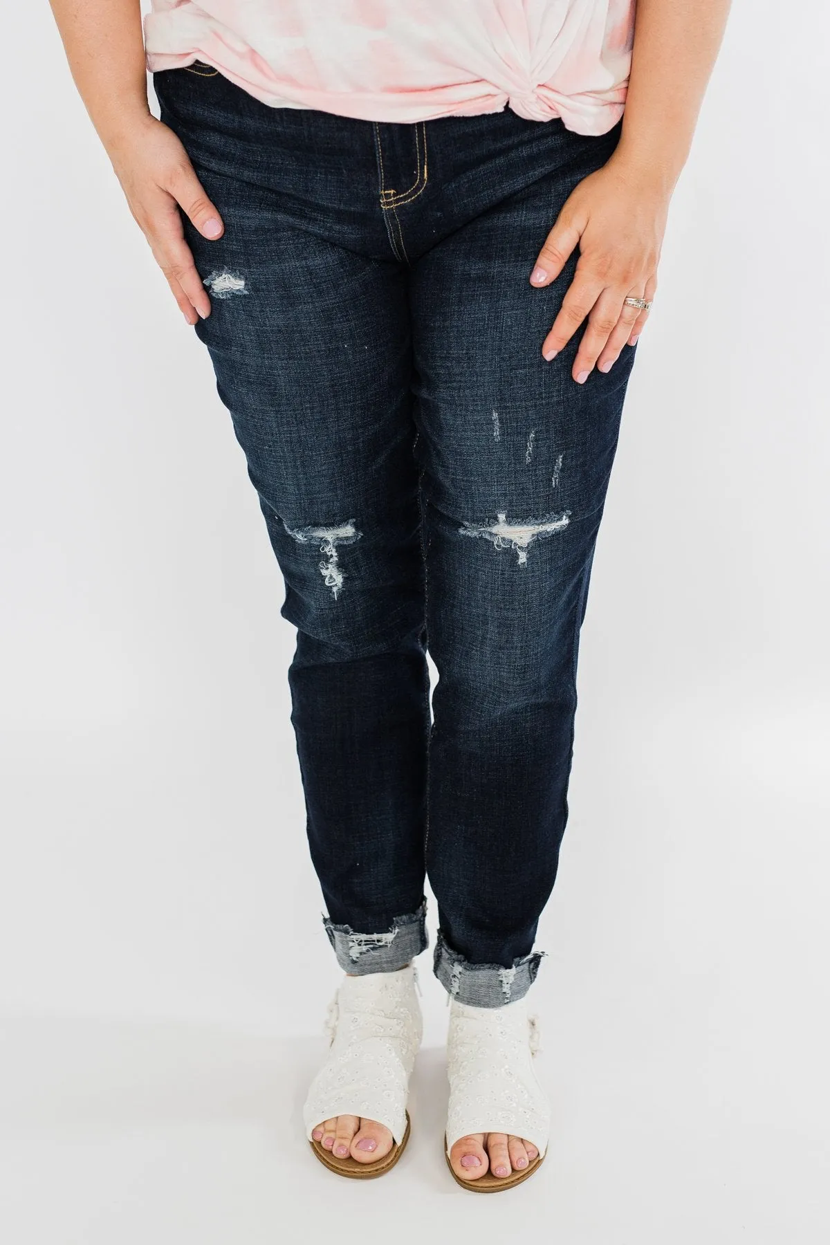 YMI Raw Hem Skinny Jeans- Cassandra Wash