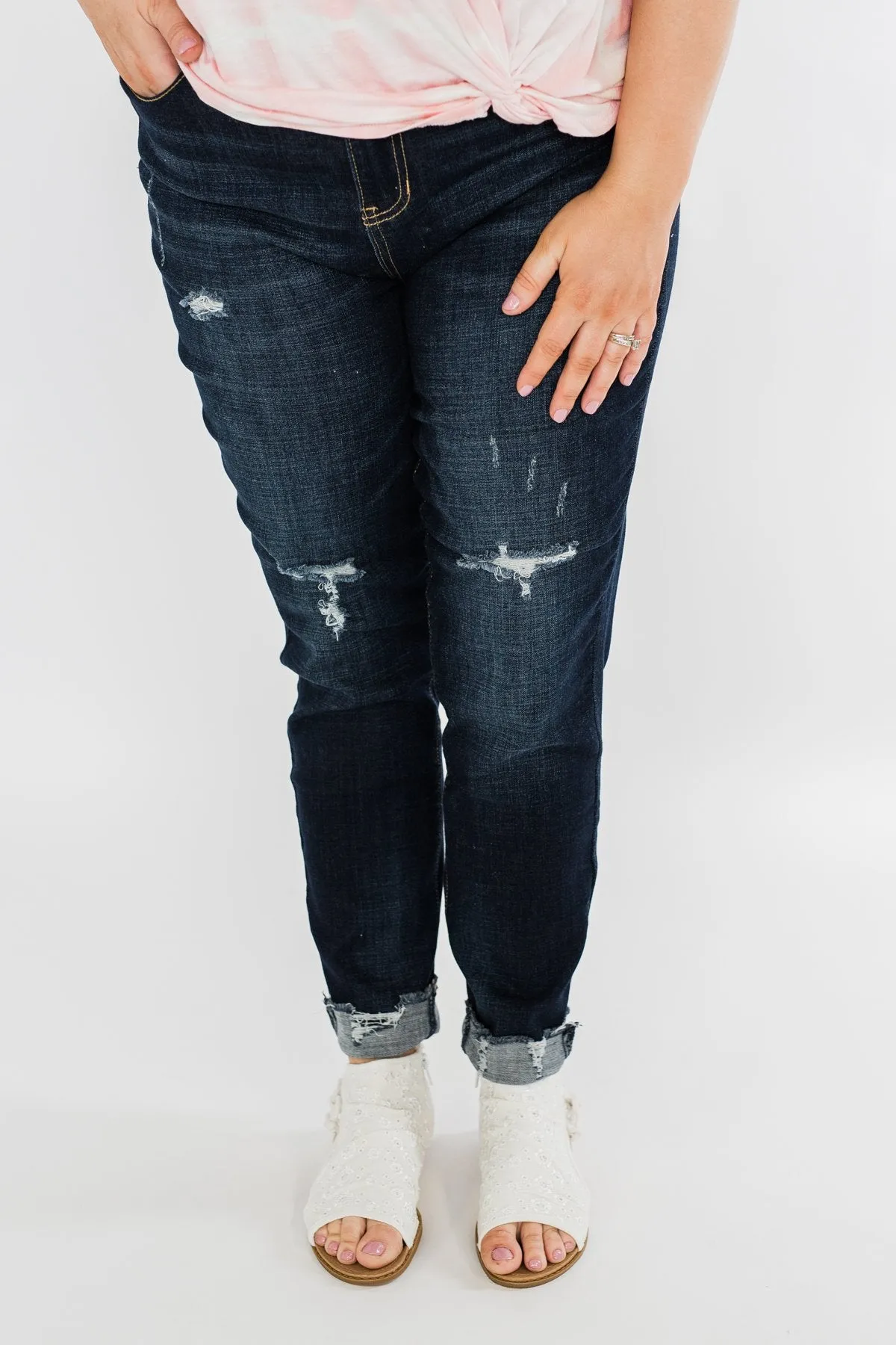YMI Raw Hem Skinny Jeans- Cassandra Wash