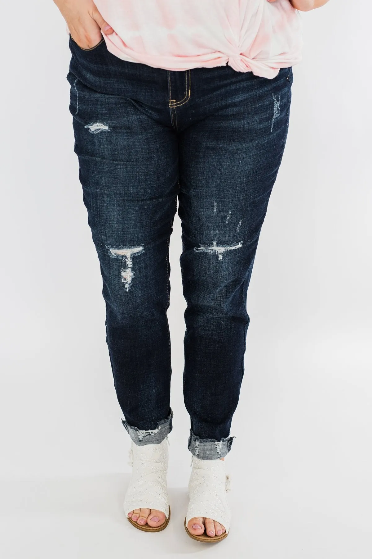 YMI Raw Hem Skinny Jeans- Cassandra Wash