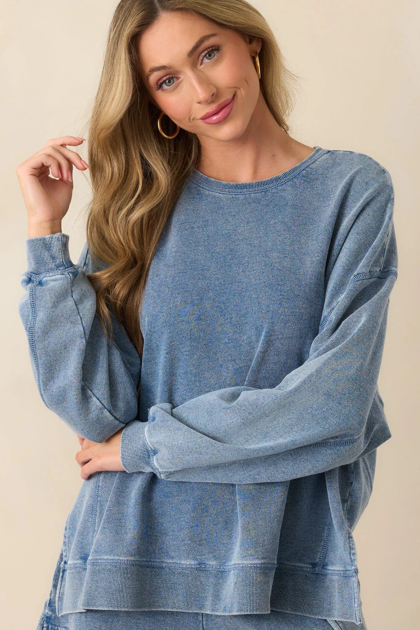 Z Supply Knit Denim Medium Indigo Modern Weekender