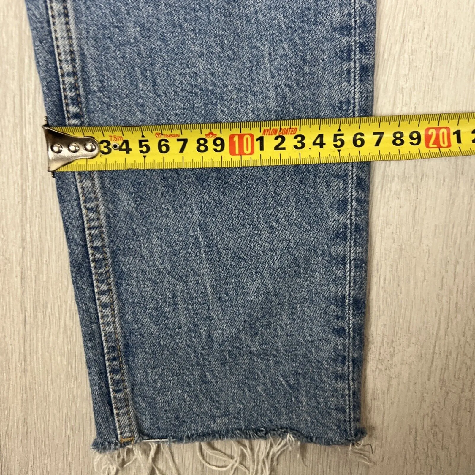 Zara Womens Blue Denim Skinny Jeans Size 4