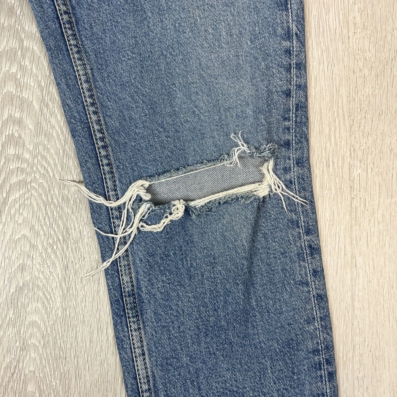 Zara Womens Blue Denim Skinny Jeans Size 4