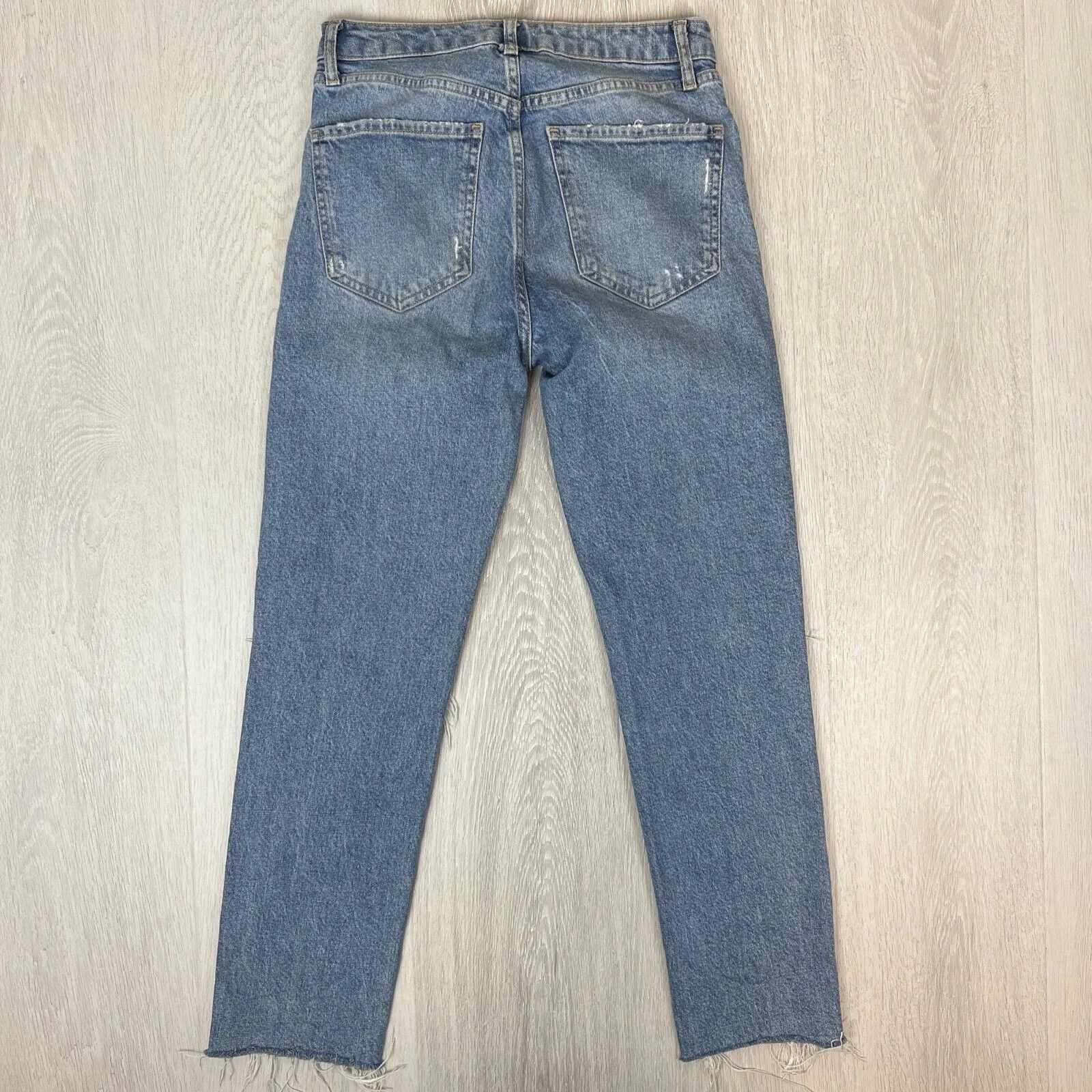 Zara Womens Blue Denim Skinny Jeans Size 4