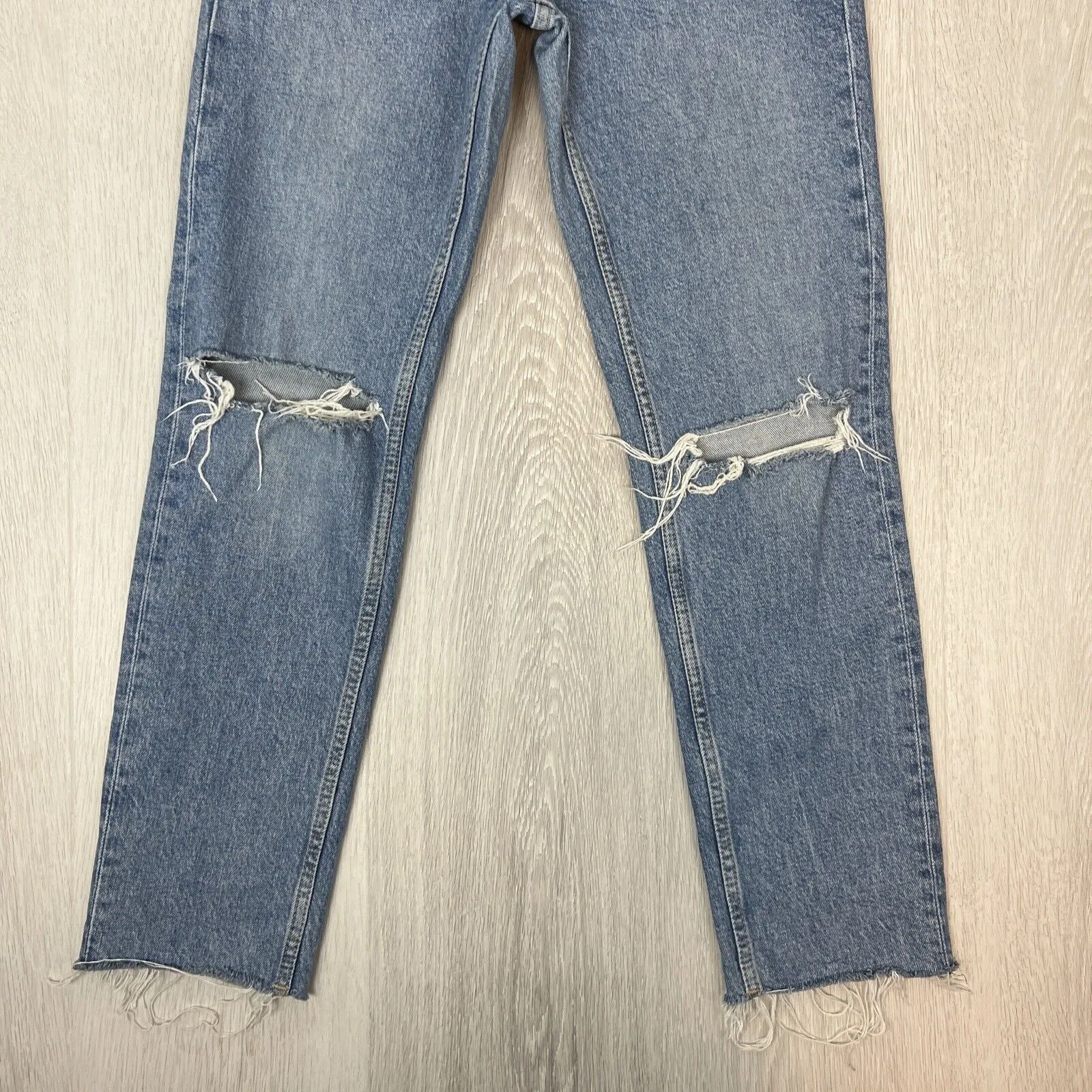 Zara Womens Blue Denim Skinny Jeans Size 4