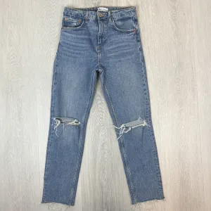 Zara Womens Blue Denim Skinny Jeans Size 4