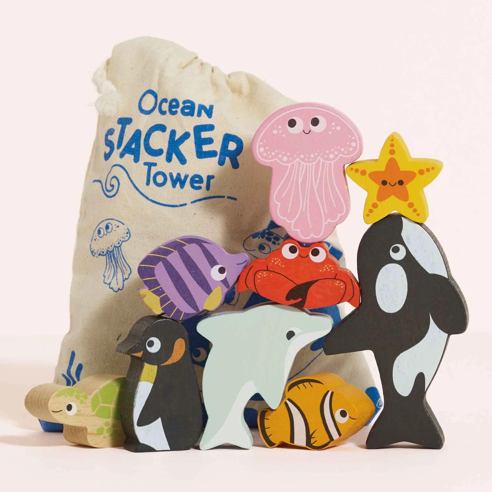 Zoo and Sea Life Wooden Animals