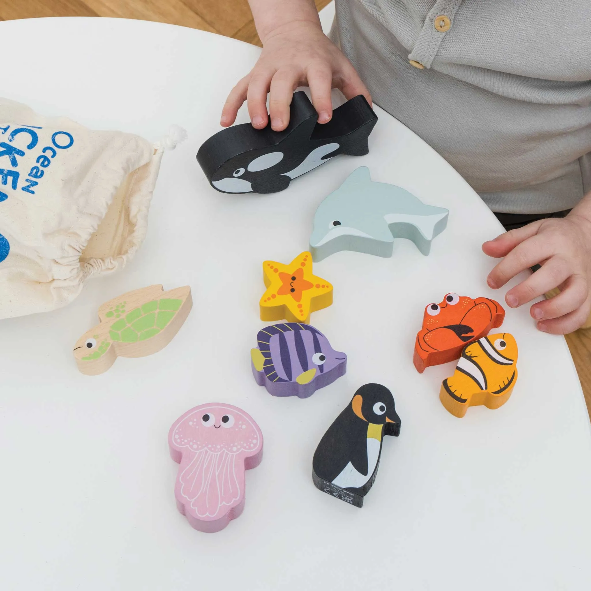Zoo and Sea Life Wooden Animals