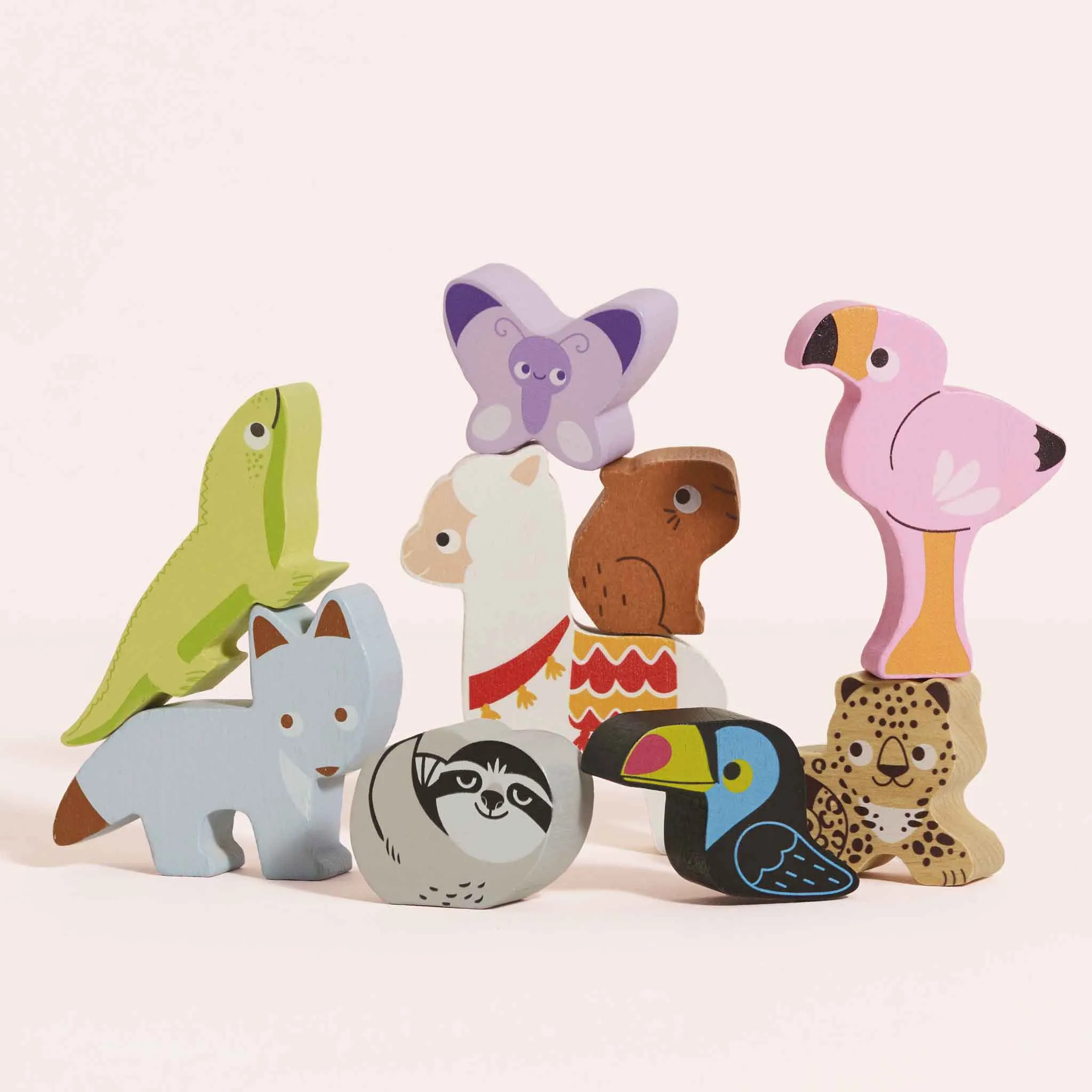 Zoo and Sea Life Wooden Animals