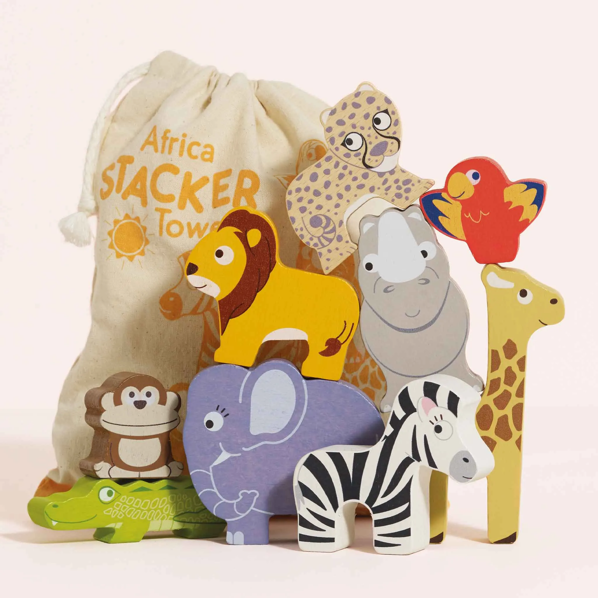 Zoo and Sea Life Wooden Animals